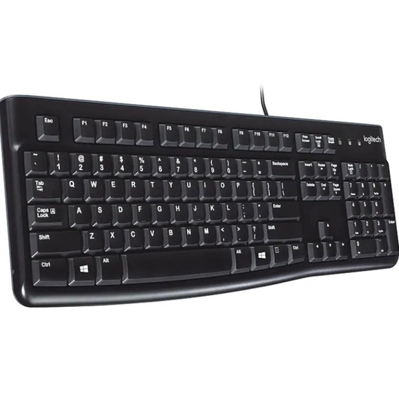 Logitech K120 Wired Standard USB Black Keyboard